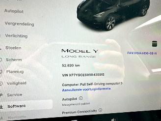 Tesla Model Y Gereserveerd long range 75kwh aut - pano - leer - carbon - 360cam - stoelverw v+a - multimedia achter picture 24