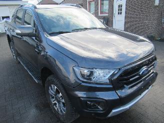 Vaurioauto  passenger cars Ford Ranger 2.0D 212Pk Aut. 4x4 WildTrak  Leer Navi StoelVerwarming Keyless-Go Camera..... 2023/1