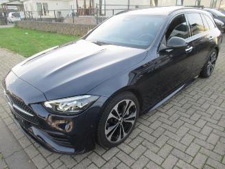 skadebil auto Mercedes C-klasse C300 T Aut. MildHybrid  AMG-LINE NightPack HalfLeer Pano Navi Camera Memory-Stoel StoelVerwarming..... 2022/8