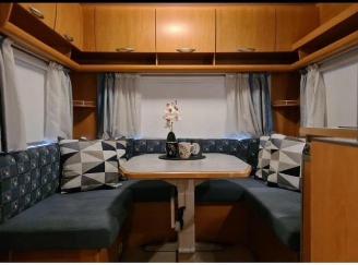 Knaus  GERESERVEERD Eifelland 465 TF Mover Luifel Rondzit frans bed picture 4