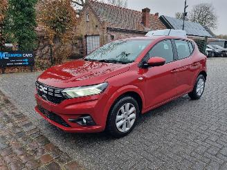 krockskadad bil auto Dacia Sandero 1.0 Tce 90 Navi Airco 2023/3