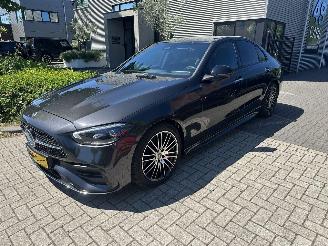 Voiture accidenté Mercedes C-klasse C220d AMG/RADAR/LEDER/360CAMERA/SFEERVERLICHTING/BOMVOL 2022/6