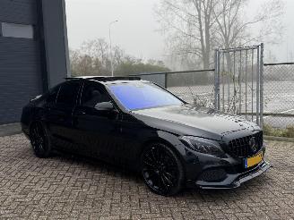krockskadad bil auto Mercedes C-klasse 350e Hyrbid AMG Pakket Pano Burnmester NAP Nederlandse Auto 2015/10
