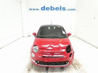Voiture accidenté Fiat 500 RED 2021/10