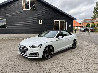 uszkodzony samochody osobowe Audi A5 S5 Cabriolet 3.0 V6 NAVI CLIMA CAMERA LEER LED FULL OPTIONS B.J 2019 2019/2
