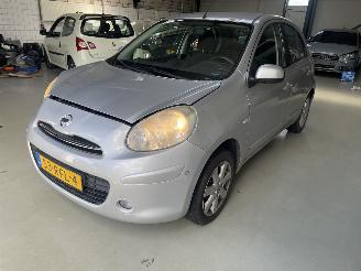 krockskadad bil auto Nissan Micra 1.2 Connect Edition Airco 2011/5