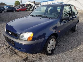 rozbiórka samochody osobowe Ford Fiesta Torino Blauw Onderdelen Bumper Deur 2002/3