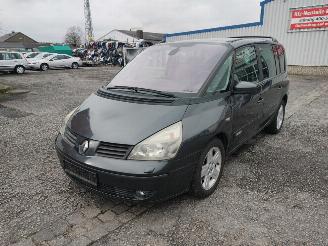Vrakbiler auto Renault Espace Grijs TEB66 Onderdelen Bumper Deur 2004/5